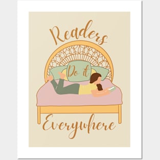 Readers do it Everywhere Posters and Art